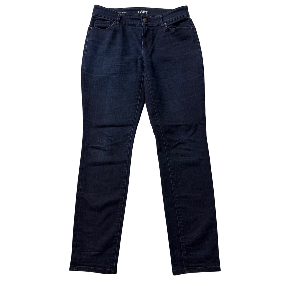 LOFT Curvy Skinny Dark Wash Jeans Women's Size 29‎ 8